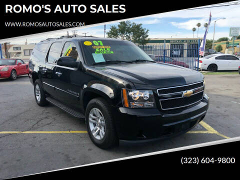 2007 Chevrolet Suburban for sale at ROMO'S AUTO SALES in Los Angeles CA