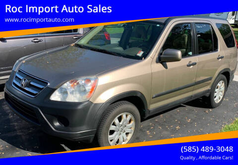 2006 Honda CR-V for sale at Roc Import Auto Sales in Rochester NY