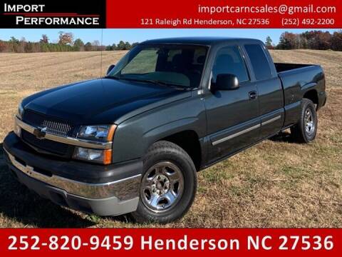 2003 Chevrolet Silverado 1500 for sale at Import Performance Sales - Henderson in Henderson NC