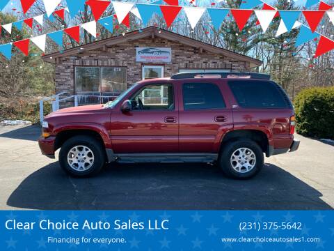 2003 Chevrolet Tahoe for sale at Clear Choice Auto Sales LLC in Twin Lake MI
