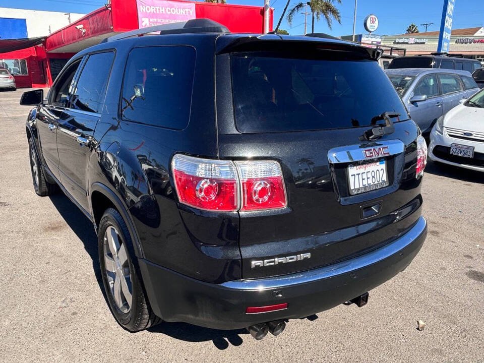 2012 GMC Acadia for sale at North County Auto in Oceanside, CA