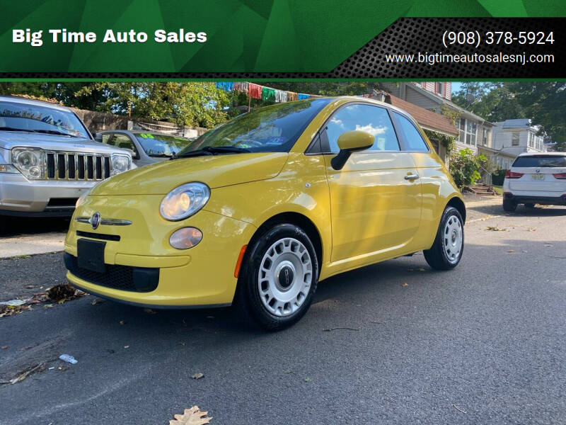 2012 FIAT 500 for sale at Big Time Auto Sales in Vauxhall NJ