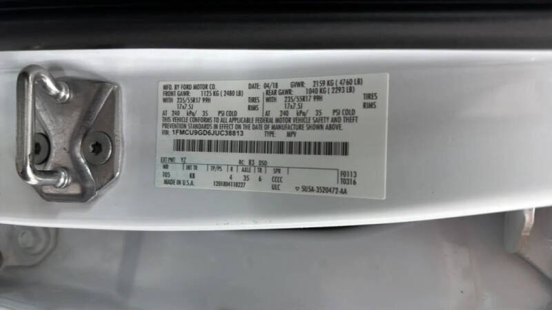 2018 Ford Escape SE