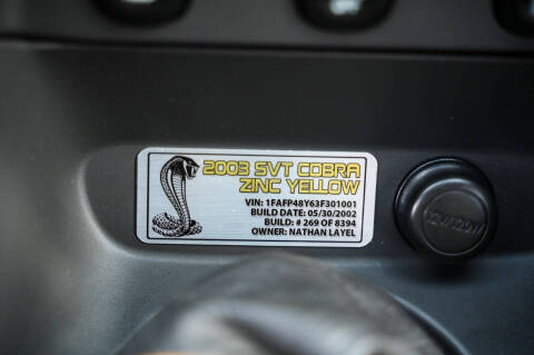 2003 Ford Mustang SVT Cobra