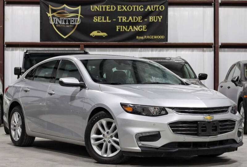 2018 Chevrolet Malibu for sale at United Exotic Auto in Houston TX