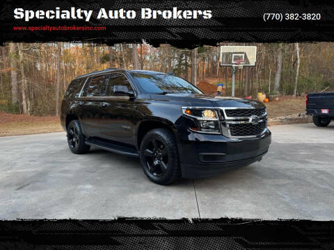 2019 Chevrolet Tahoe for sale at Specialty Auto Brokers in Cartersville GA