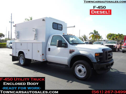 2008 Ford F-450 Super Duty for sale at Town Cars Auto Sales in West Palm Beach FL