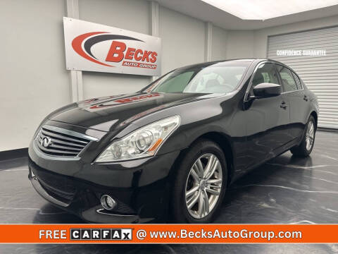 2012 Infiniti G37 Sedan for sale at Becks Auto Group in Mason OH
