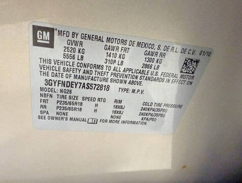 2010 Cadillac SRX Luxury Collection