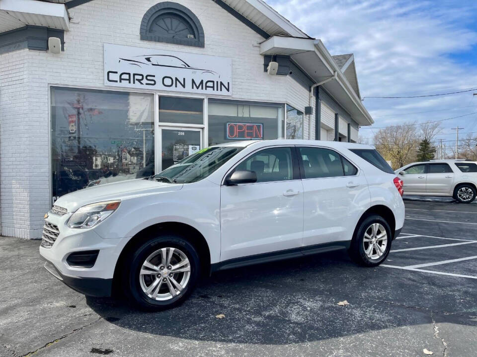 2017 Chevrolet Equinox for sale at Cars On Main in Findlay, OH