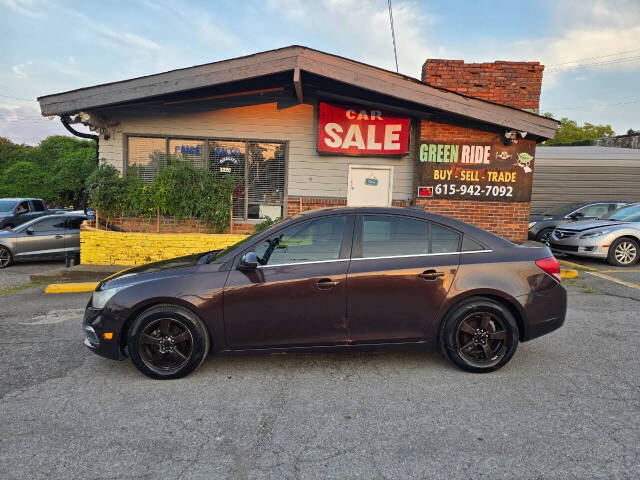 2015 Chevrolet Cruze for sale at Green Ride LLC in NASHVILLE, TN