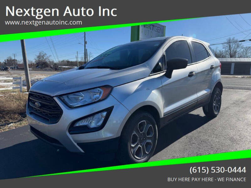 2018 Ford EcoSport for sale at Nextgen Auto Inc in Smithville TN