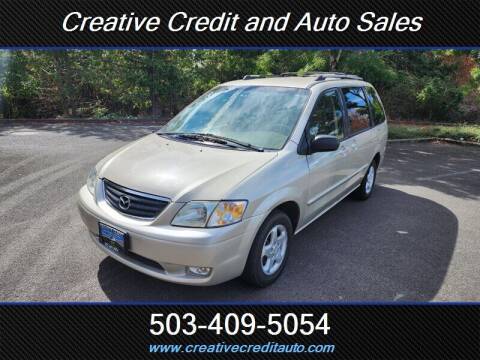 2001 Mazda MPV for sale at Creative Credit & Auto Sales in Salem OR