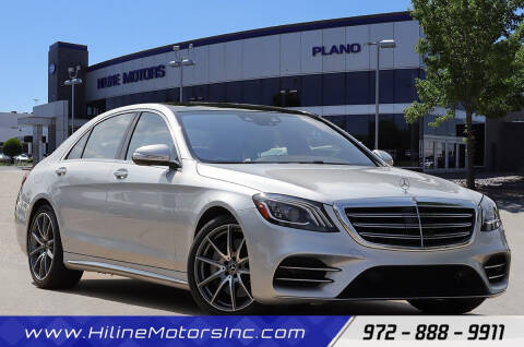 2018 Mercedes-Benz S-Class for sale at HILINE MOTORS in Plano TX