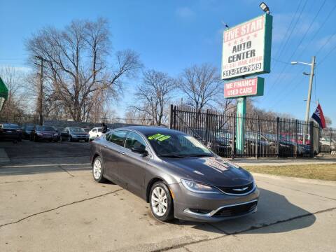 2015 Chrysler 200 for sale at Five Star Auto Center in Detroit MI