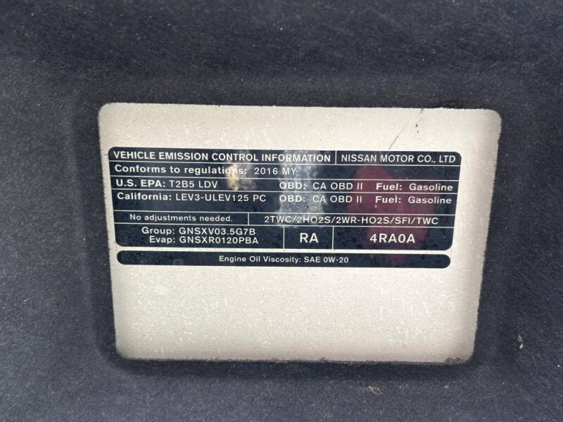 2016 Nissan Maxima 3.5 SR