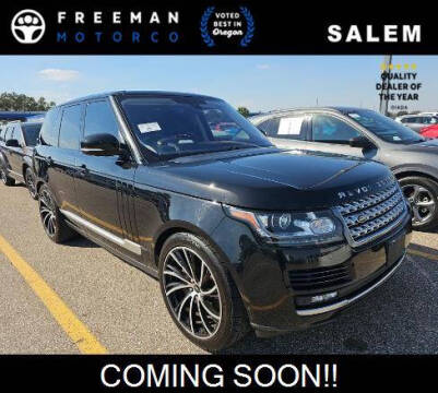 2016 Land Rover Range Rover for sale at Freeman Motor Company in Portland OR