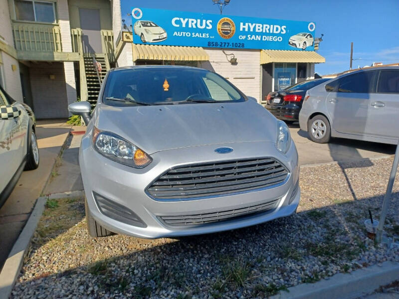2015 Ford Fiesta for sale at Cyrus Auto Sales in San Diego CA