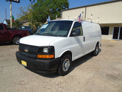 2017 Chevrolet Express for sale at Campos Trucks & SUVs, Inc. in Houston TX