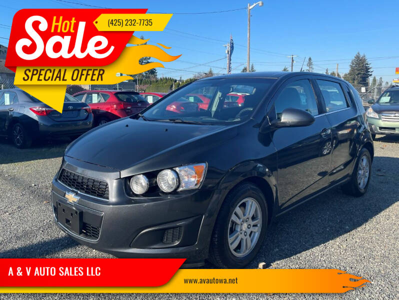 2014 Chevrolet Sonic for sale at A & V AUTO SALES LLC in Marysville WA