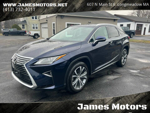 2019 Lexus RX 350 for sale at James Motors Inc. in East Longmeadow MA