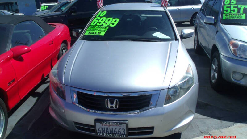 2010 Honda Accord for sale at OCEAN AUTO SALES in San Clemente CA