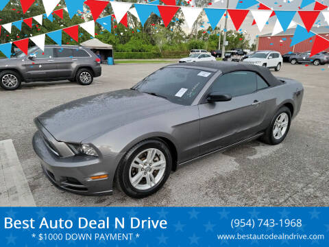 2014 Ford Mustang for sale at Best Auto Deal N Drive in Hollywood FL