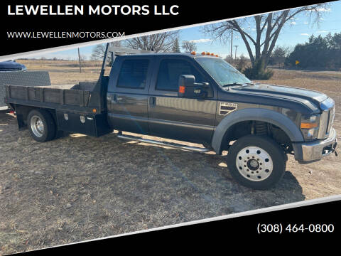 2008 Ford F-550 Super Duty for sale at LEWELLEN MOTORS LLC in Lewellen NE