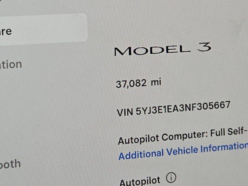 2022 Tesla Model 3