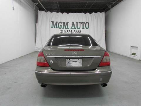 2008 Mercedes-Benz E-Class for sale at MGM Auto in San Antonio, TX