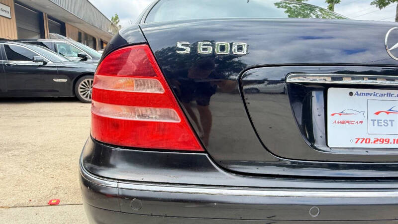2002 Mercedes-Benz S-Class S 600