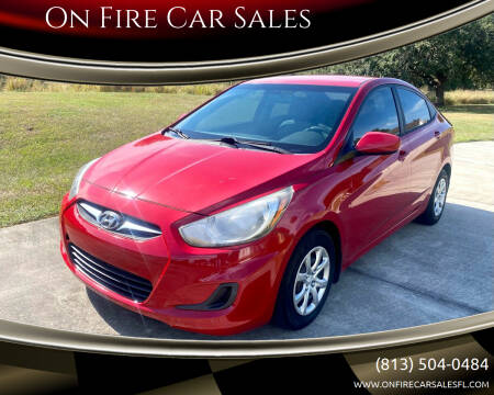2013 Hyundai Accent for sale at On Fire Car Sales in Tampa FL