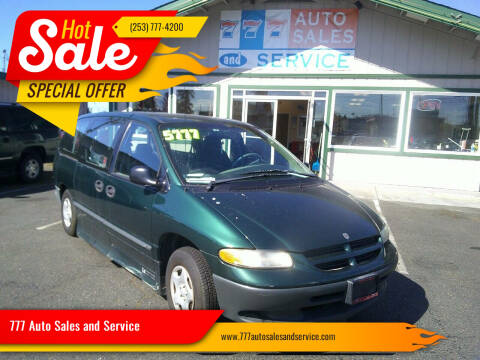 1999 Dodge Grand Caravan for sale at 777 Auto Sales and Service in Tacoma WA