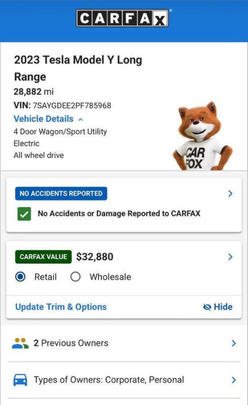 2023 Tesla Model Y Long Range