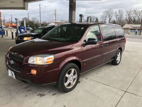 2006 Chevrolet Uplander for sale at JE Auto Sales LLC in Indianapolis IN