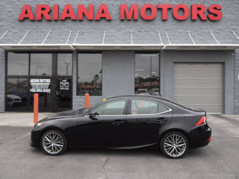 2014 Lexus IS 250 for sale at Ariana Motors LLC- Boulder highway in Las Vegas NV