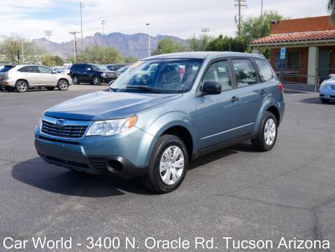 2010 Subaru Forester for sale at CAR WORLD in Tucson AZ
