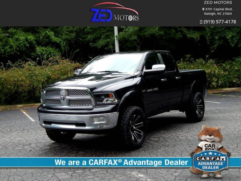 2011 RAM Ram Pickup 1500 for sale at Zed Motors in Raleigh NC