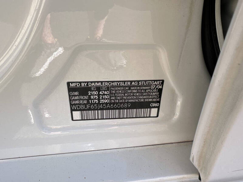 2005 Mercedes-Benz E-Class E 320