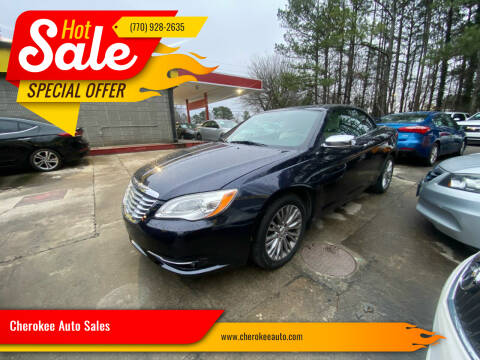 2012 Chrysler 200 for sale at Cherokee Auto Sales in Acworth GA