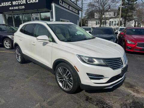 2015 Lincoln MKC for sale at CLASSIC MOTOR CARS in West Allis WI