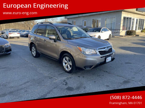 2015 Subaru Forester for sale at European Engineering in Framingham MA