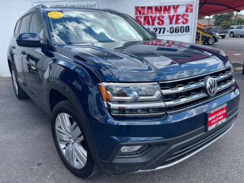 2019 Volkswagen Atlas for sale at Manny G Motors in San Antonio TX