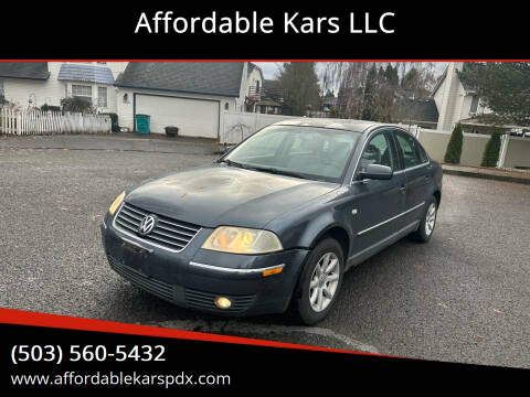 2004 Volkswagen Passat for sale at Affordable Kars LLC in Portland OR