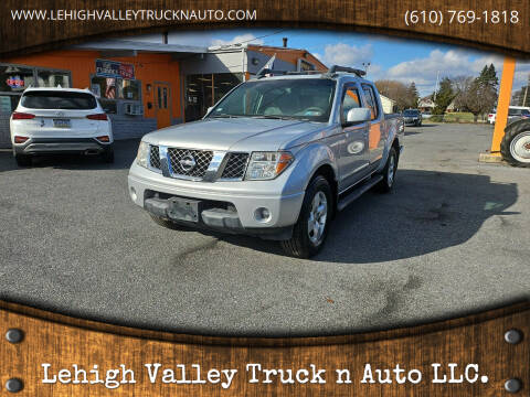 2008 Nissan Frontier for sale at Lehigh Valley Truck n Auto LLC. in Schnecksville PA
