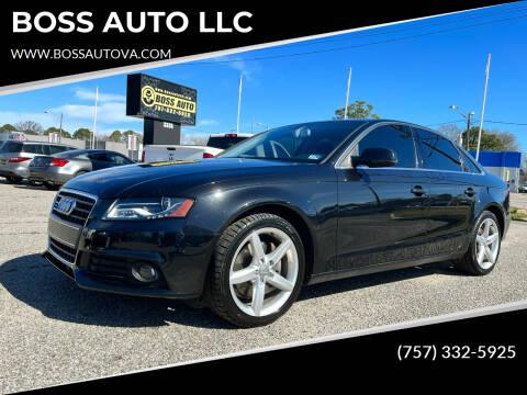 2011 Audi A4 for sale at BOSS AUTO LLC in Norfolk VA