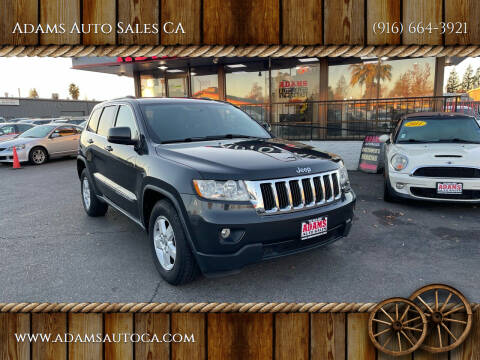 2011 Jeep Grand Cherokee for sale at Adams Auto Sales CA in Sacramento CA