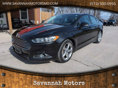 2015 Ford Fusion for sale at Savannah Motors in Whiteside MO