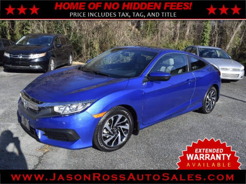2016 Honda Civic for sale at Jason Ross Auto Sales in Burlington NC