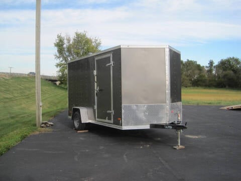 2022 RC 7 FT X 12 FT ENCLOSED TRAILER for sale at G T AUTO PLAZA Inc in Pearl City IL